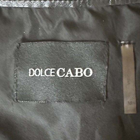 Dolce Cabo Black Faux Leather Mini Dress - Picture 2 of 4